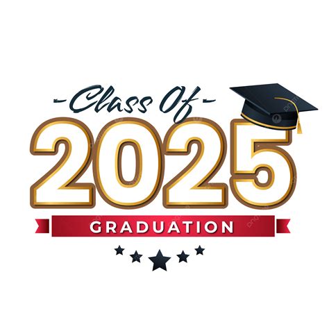 Classe De 2025 Graduation Vecteur Clipart PNG , Remise Des Diplômes ...