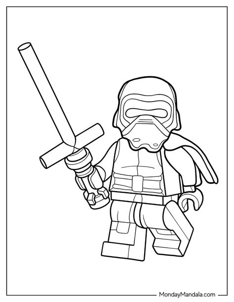 Lego Star Wars Clone Wars Coloring Pages