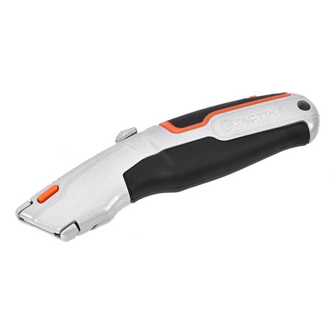 Tactix Utility Knife Retractable Blade Heavy Duty with Spare Blades | Torne Valley