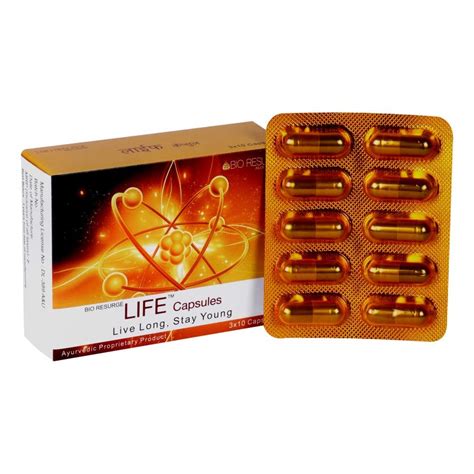 Buy Bio Resurge Life Capsule - Ayurveda Immunity Boosters for Adults ...