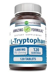 Amazing Formulas L-Tryptophan 1,000 mg - 120 Tablets - Amazing ...