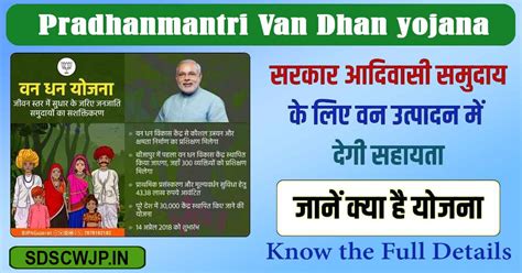 Pradhanmantri Van Dhan Yojana (VDY) : Government will provide ...