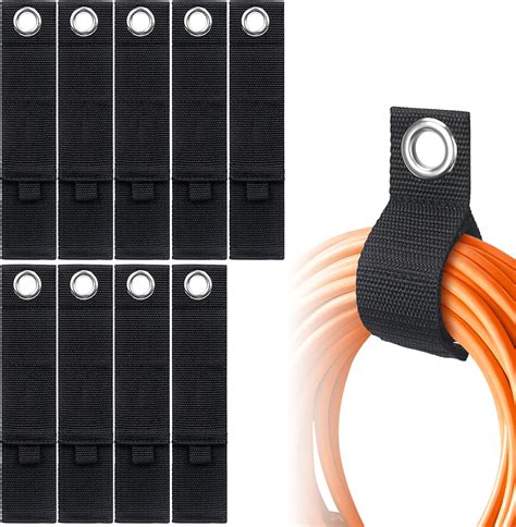 Homelove Extension Cord Organizer Strap, L*9Pack Heavy Duty Cord Holder ...