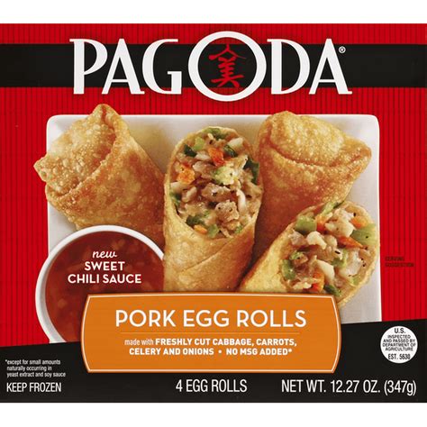 Pagoda Pork Egg Rolls with Sweet Chili Sauce (4 ct) Delivery or Pickup ...