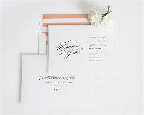 Romantic, Elegant Wedding Invitations | Shine Wedding Invitations