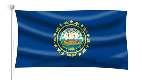 Nh Flag NH Flag State Of New Hampshire Flag Ultimate Flags