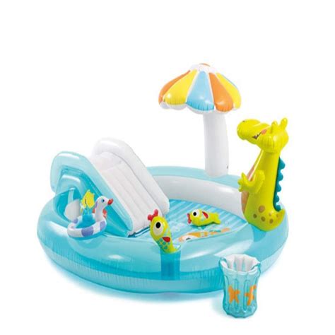 Bnml Inflatable Wave Surf Water Slide And Kiddie Pool Body | Desertcart ...