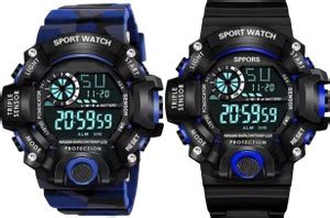 KIMY Digital watch Royal Look Waterproof Military Army Watch For Men’s ...