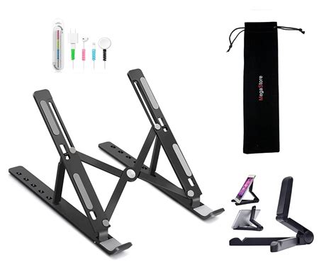 MegaStore Laptop Stand/Riser Computer Tablet Stand with 6 Adjustable ...