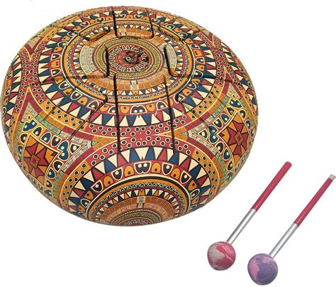 India Meets India 10 Inch OM Tongue Drum Tank Drum Steel Percussion ...