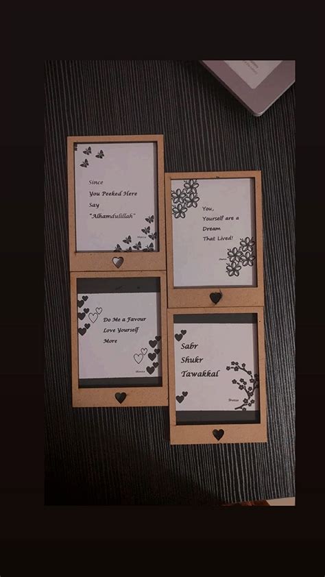 300Sparkles 10 Pcs Mini Photo Frame DIY Photo Frames Backside ( Double ...