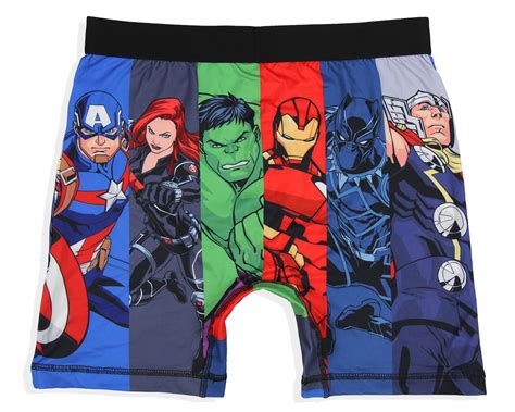 Buy Marvel Mens' 2 Pack The Avengers Comic Boxers Underwear Boxer ...