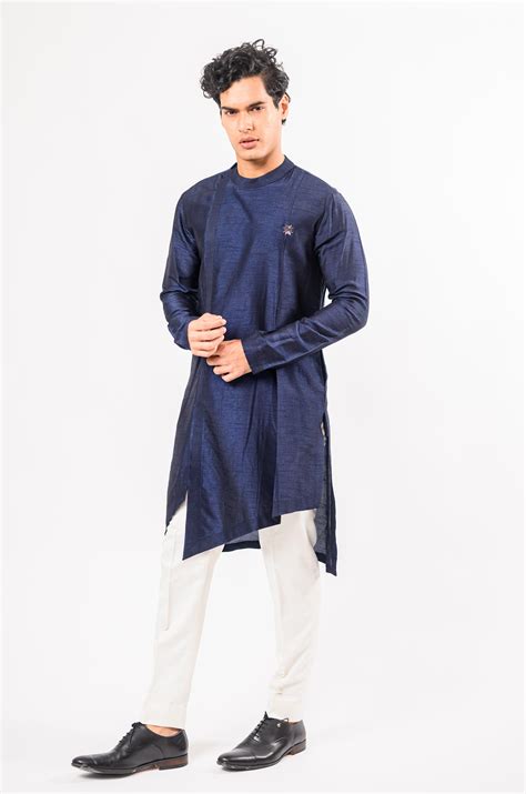 Navy Blue kurta set – Kalpana Naik