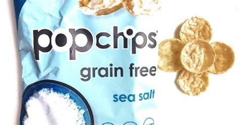 Новинка! Popchips, Potato Chips, Sea Salt, 4 oz (113 g) Без ГМО и ...