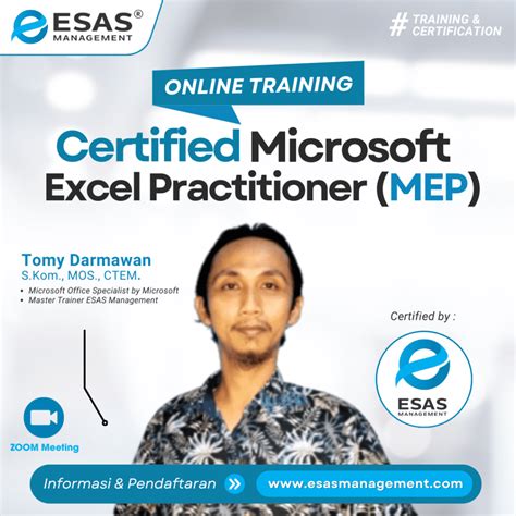 Microsoft Excel – Microsoft Excel Practitioner (MEP) | Esas Management