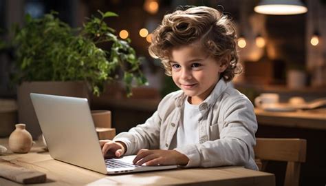 Image result for Stock Clip Child Using Desktop Computer