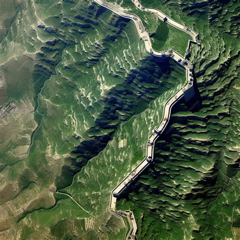 Premium AI Image | The great wall of china from space despite the pope Ai generated art