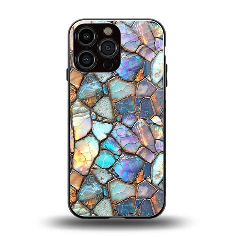 Azure Stone Phone Case for Iphone 15 Pro Max | Glass Case – Boujee
