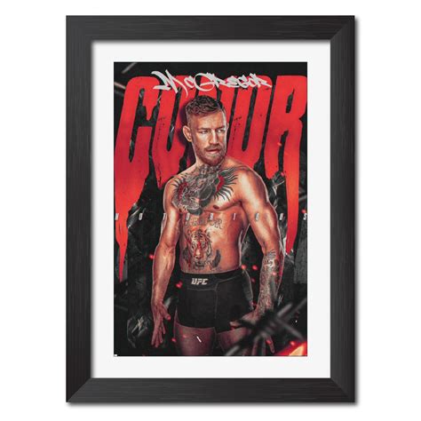 TenorArts Conor McGregor UFC Superstar Poster Laminated Posters Framed ...