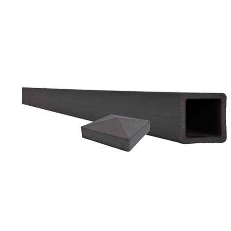 Trex Fencing 7-ft H Charcoal Black Composite Fence Post with Post Cap ...