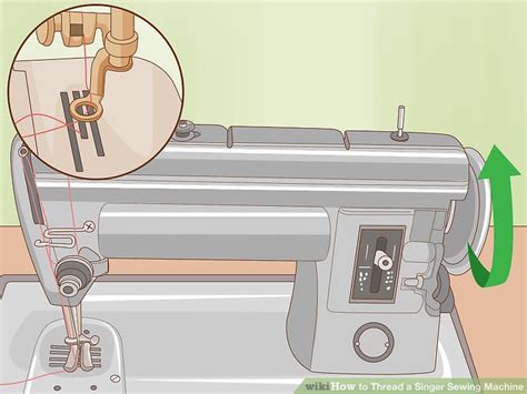 Image result for How to Thread Singer 603E