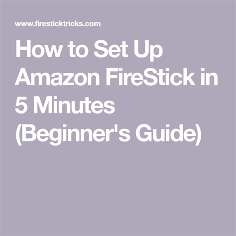 Image result for Fire Stick Setup Guide