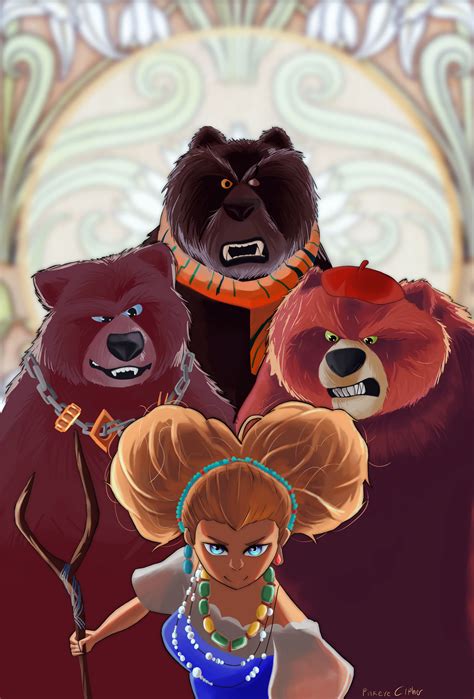 Goldilocks and the Three Bears by pinkeyecipher on DeviantArt