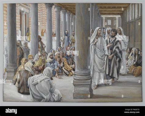 Jesus Walks in the Portico of Solomon (Jésus se promène dans le ...