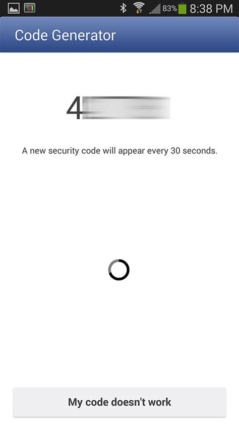 Image result for Authentication Code Facebook