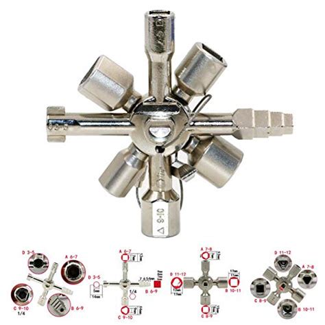 BuyChoice™ Multi-Model 10 In 1 Universal Cross Key Plumber Keys ...