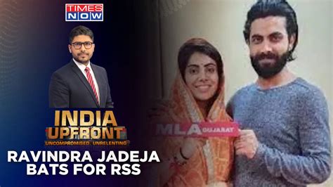 Ravindra Jadeja Bats For ‘Sangh’, Opposition Hits Back | Is Lauding RSS ...