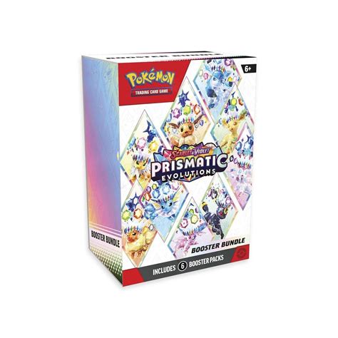 Pokémon TCG: Scarlet & Violet-Prismatic Evolutions Booster Bundle (6 ...
