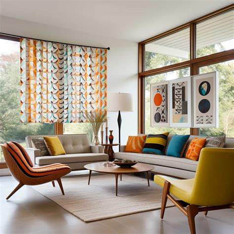How to Blend Mid Century Modern Window Treatments into Your Decor