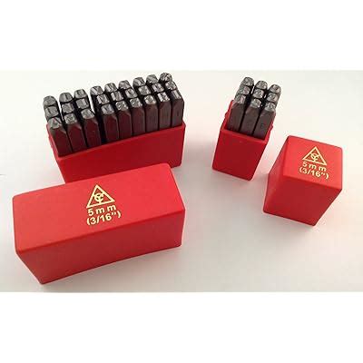 AK Garage 36pc 5MM Letter & Number Stamp Punch Set for Metal India | Ubuy