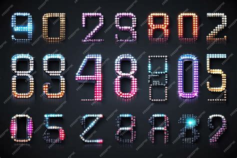 Image result for 3D Numbers for LED
