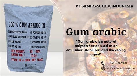 Apa Itu Gum Arabic - Apa itu Gum Arabic