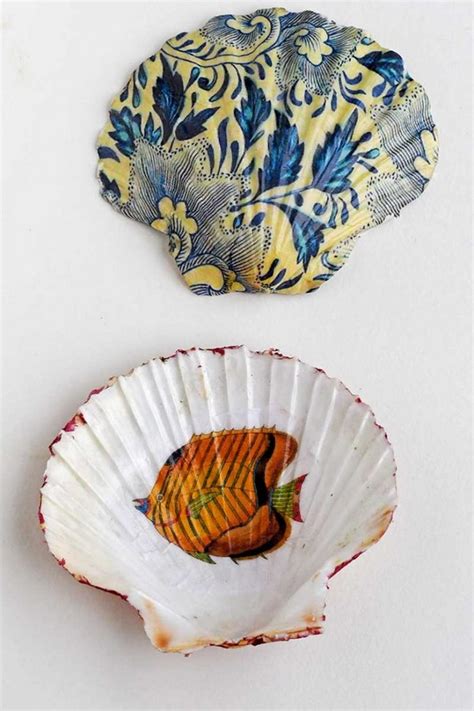 Crafts Using Sea Shells 的图像结果