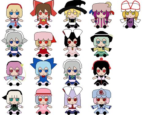 Touhou fumos v2 by Mafkumin on Newgrounds