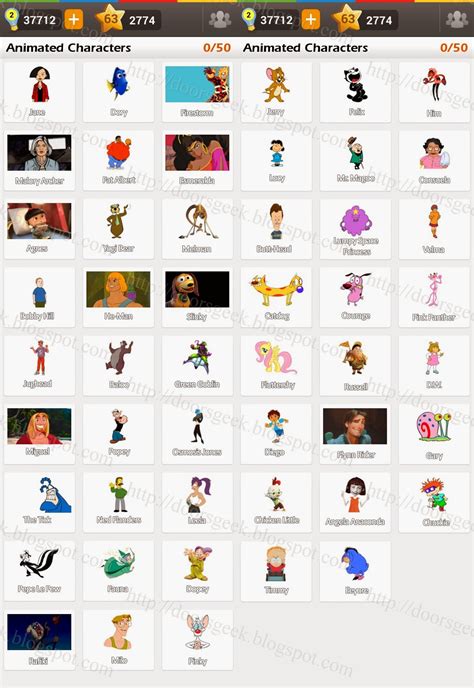 Logo Game: Guess the Brand [Bonus] Animated Characters ~ Doors Geek