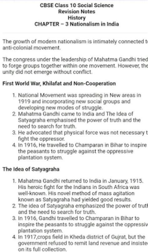history chapter 3 class 10 notes - Brainly.in