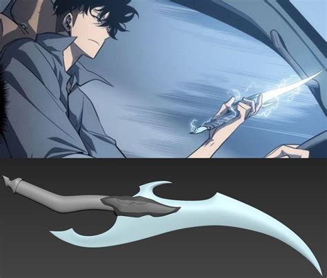 Baruka s Dagger of Sung Jin-Woo from Solo leveling webtoon 3D model 3D ...