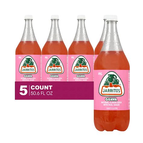 Jarritos 5 Pack Of Guava Mexican Soft Drink Plastic Bottle | Desertcart ...