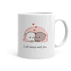 Buy Mojolo Always Want You Printed Coffee Mug (325 Ml)-for Birthday ...