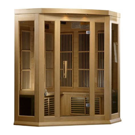Maxxus 3 Person Corner FAR Infrared Dry Sauna MX-K356-01