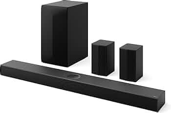 LG SQ75TR, 600W, 5.1.1 ch. Dolby Atmos Soundbar with Wireless Subwoofer ...