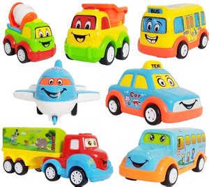 Extrawish Unbreakable Pull Back Texi Car Truck Bus Plane Toy for Boys ...