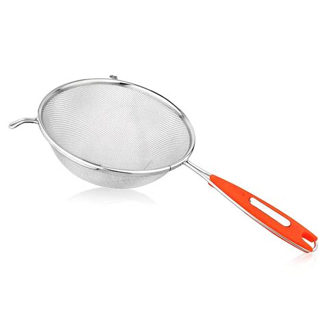 NavJyoti Durable Stainless Steel Soup Jali Juice Strainer Multiple ...