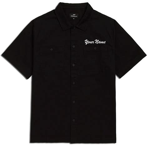 CCS Custom Embroidered Work Shirt - Black
