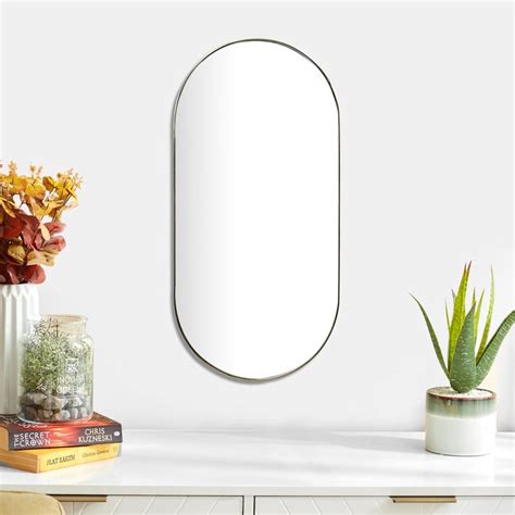 Buy Catania Gold Solid Metal Oval Wall Mirror from Home Centre at just ...