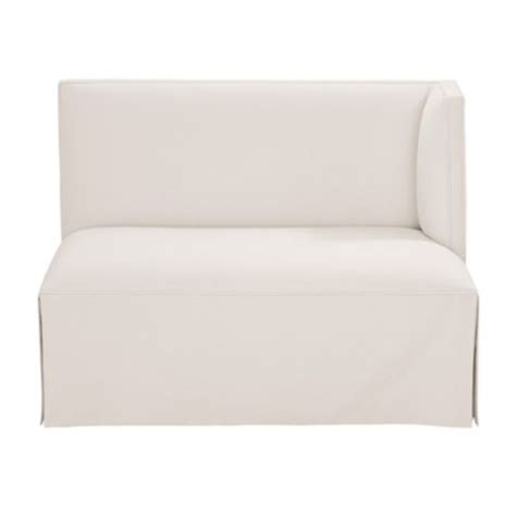 Lennox Right Arm 48" Bench with Storage Skirt & Custom Upholstery ...